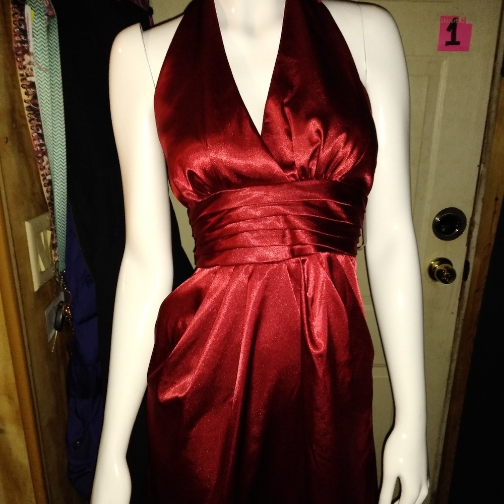 Red dress